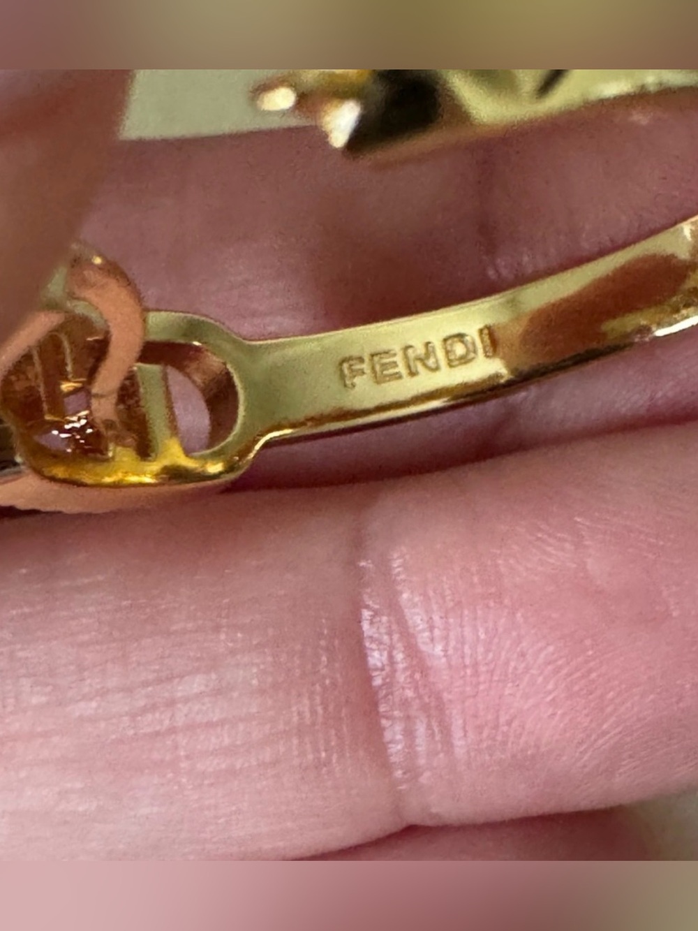 Fendi Hoop Earrings - Picture 3 of 11